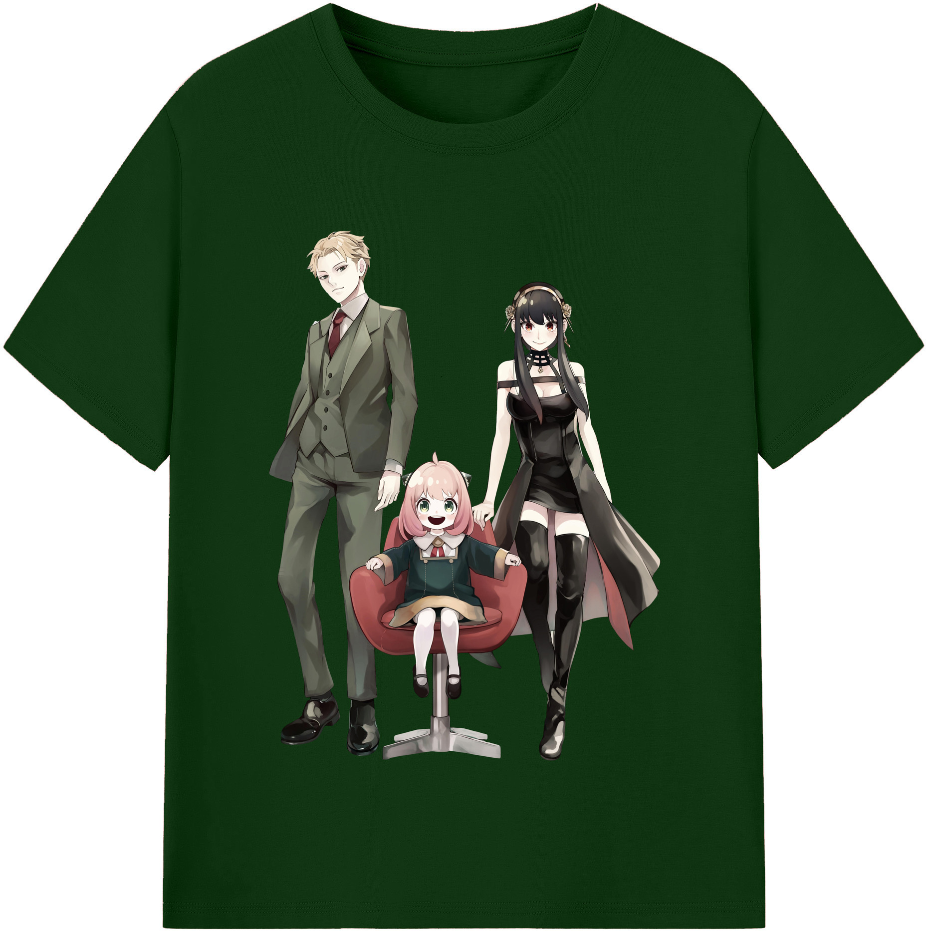 （画像用） SPY×FAMILY间谍家家酒 綿100％半袖Tシャツ（フロントプリント）
